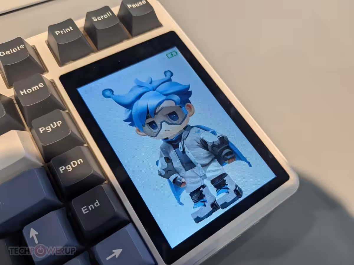 Clavier AULA L99 avec écran tactile remplaçant le pavé num, aperçu au CES 2026