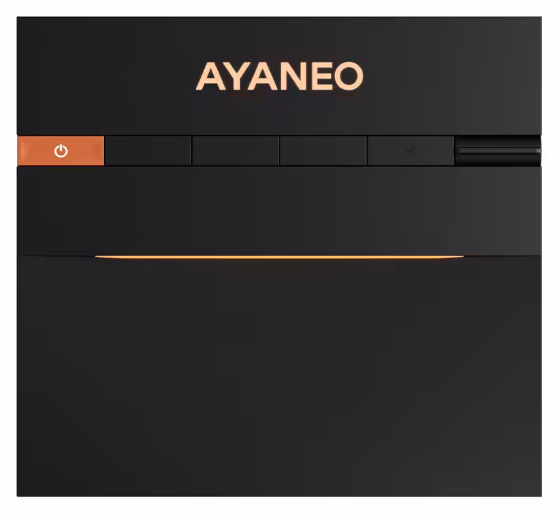 Mini PC Ayaneo version noire, vue de face