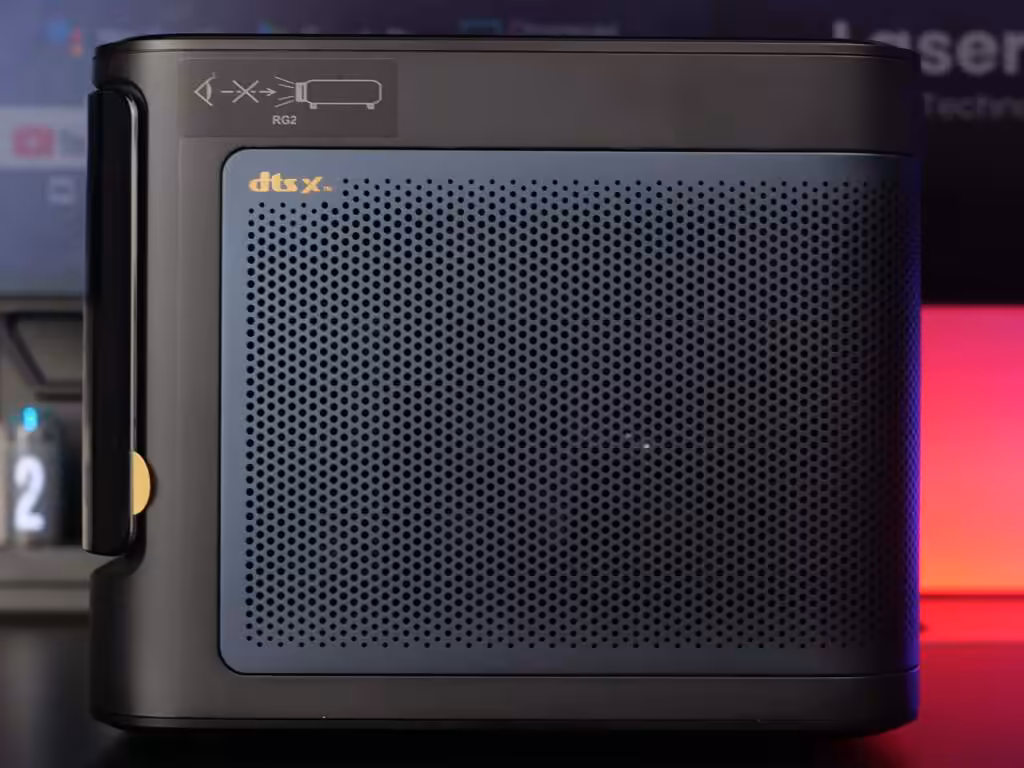 dangbei dbox02 vue cote gauche projecteur 4k laser