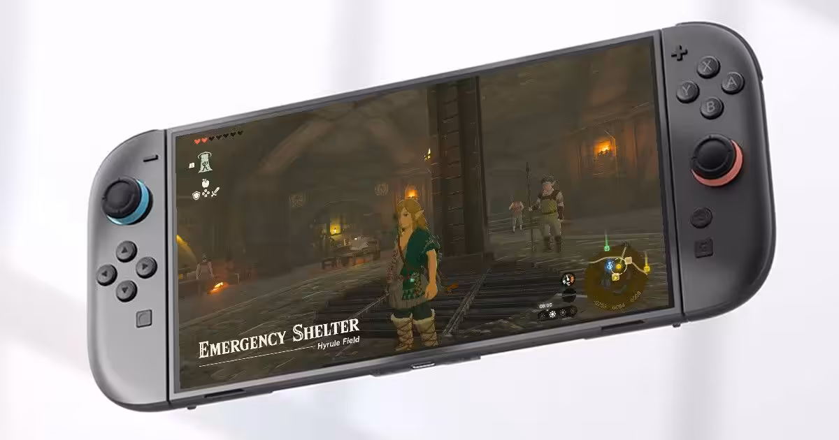 Fable Switch 2 : Microsoft envisagerait un portage, décision liée à la logistique 3 Jeu vidéo sur écran de console portable avec personnage dans un abri d'urgence.