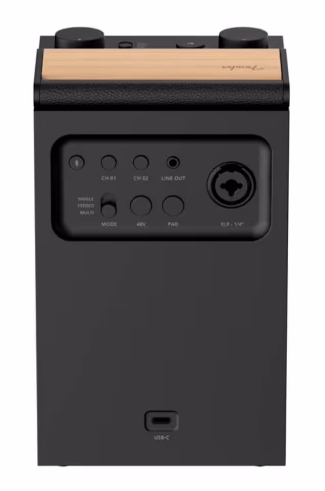 Enceinte portable Fender ELIE et station MIX présentées au CES 2026, 
