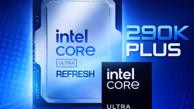 Illustration du processeur Intel Core Ultra 290K réalisée à l’aide d’une IA générative