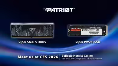 Annonce des produits Patriot Viper Steel 5 DDR5 et Viper PV593 SSD pour le CES 2026