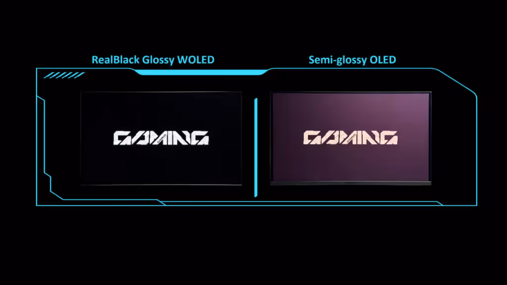 realblack glossy woled gigabyte go27q24g oled