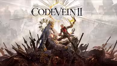 Illustration artistique de Code Vein II avec personnages en combat épique