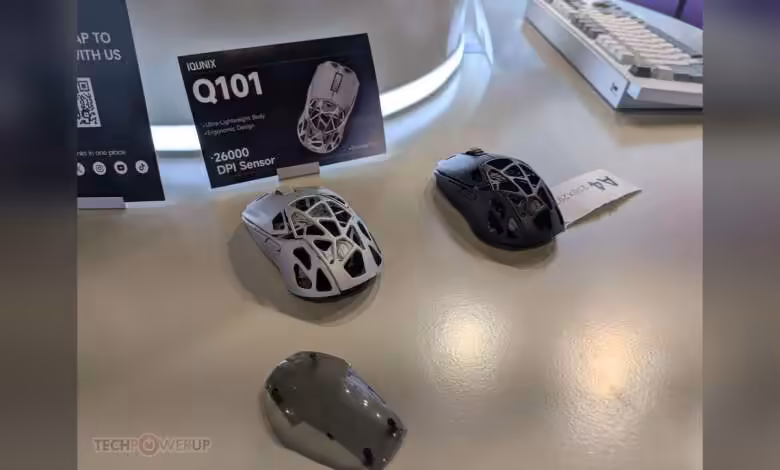 Iqunix Q101 : souris gaming magnésium ultra-légère aperçue au CES 2026 1 Iqunix Q101 : souris gaming magnésium ultra-légère aperçue au CES 2026
