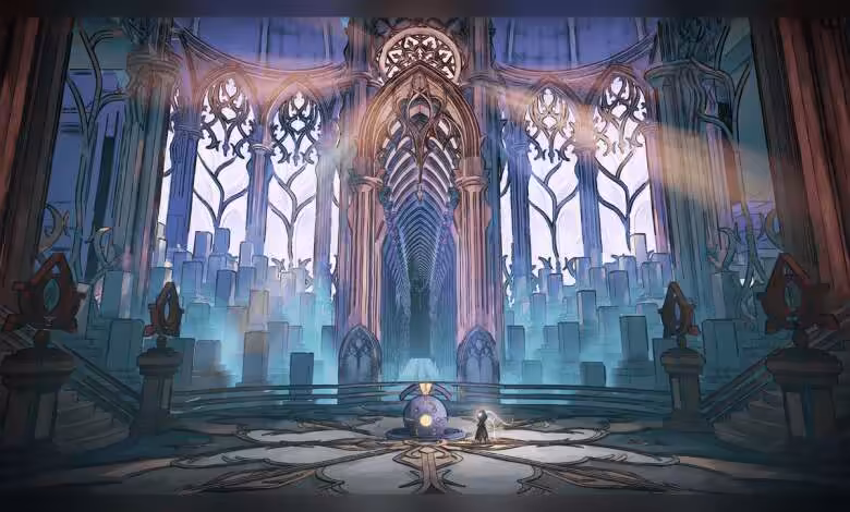 MIO: Memories in Orbit cartonne avec 83/100 Metacritic et une BO remarquée 1 Illustration de cathédrale sci-fi avec lumière traversant les vitraux