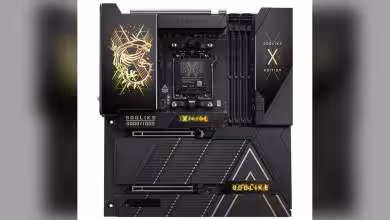 Carte mère MSI MEG X870E GODLIKE MAX avec design illuminé et logo dragon