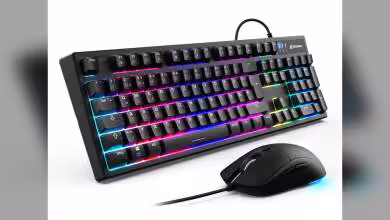 Sharkoon SKILLER SGB15 : combo clavier-souris RGB à 29,90 € pour jouer sans se ruiner 6 Clavier mécanique et souris Sharkoon SKILLER SGB15 RGB avec rétroéclairage personnalisé.