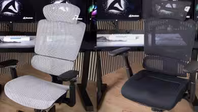 Chaises Sharkoon OfficePal C50 et C50M en mesh noir et blanc