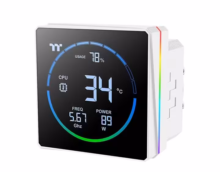 Thermaltake TH-S V3 ARGB Sync : AIO 240/360 mm avec affichage système 4 Dissipateur AIO Thermaltake TH-S V3 ARGB 240/360 mm avec écran système, pompe ARGB, radiateur slim, tubes renforcés, compatibilité CPU moderne