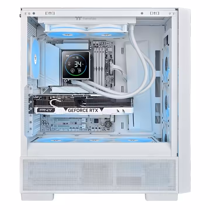 Thermaltake TH-S V3 ARGB Sync : AIO 240/360 mm avec affichage système 5 Refroidisseur AIO Thermaltake TH-S V3 ARGB 240/360 mm avec affichage système, radiateur, ventilateurs ARGB, pompe RGB, compatibilité CPU