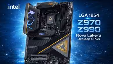 Intel Z990 et Z970 LGA1954 Nova Lake S