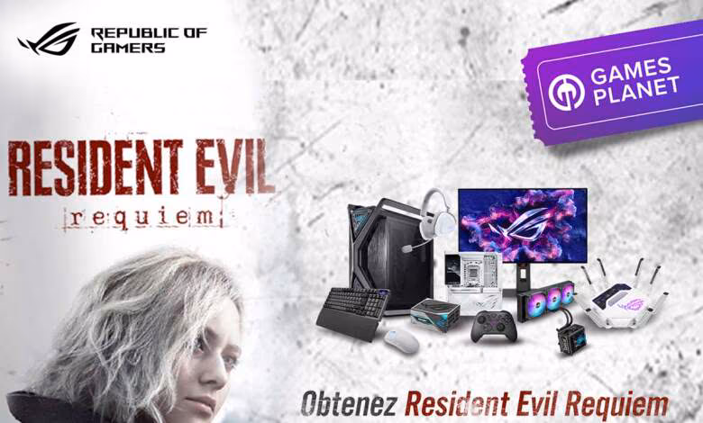 Resident Evil Requiem offert avec ASUS et ROG : une large sélection de produits éligibles 1 asus rog resident evil requiem