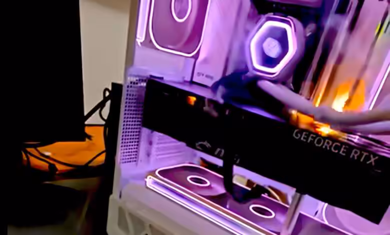 MSI GeForce RTX 5090 filmée en flammes : première mise sous tension, pas de SAV local 1 msi rtx 5090 prend feu pc