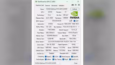 GPU-Z v2.69.0 : prise en charge RTX Pro Blackwell, RX 7400, Arrow Lake H et correctifs clés