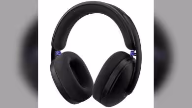 Casque gaming sans fil Logitech G325 LIGHTSPEED en vue de face.