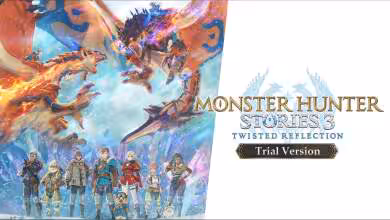 Monster Hunter Stories 3, dragons et personnages, version d'essai