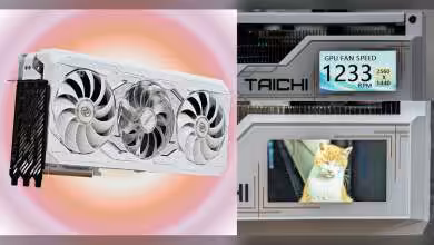 Radeon RX 9070 XT Taichi White review details ASRock’s first card with built-in screen