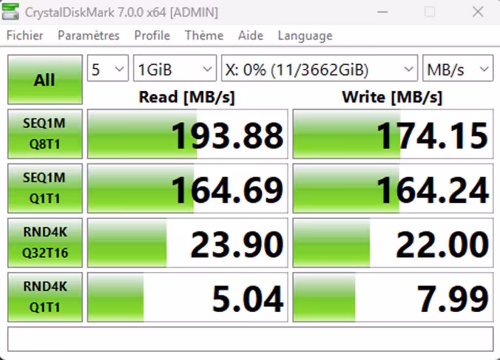 test nas asustor drivestor 4 gen2 cdm