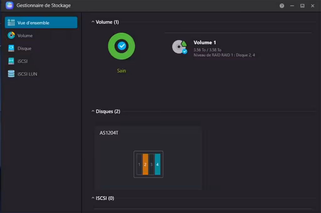 test nas asustor drivestor 4 gen2 gestion stockage