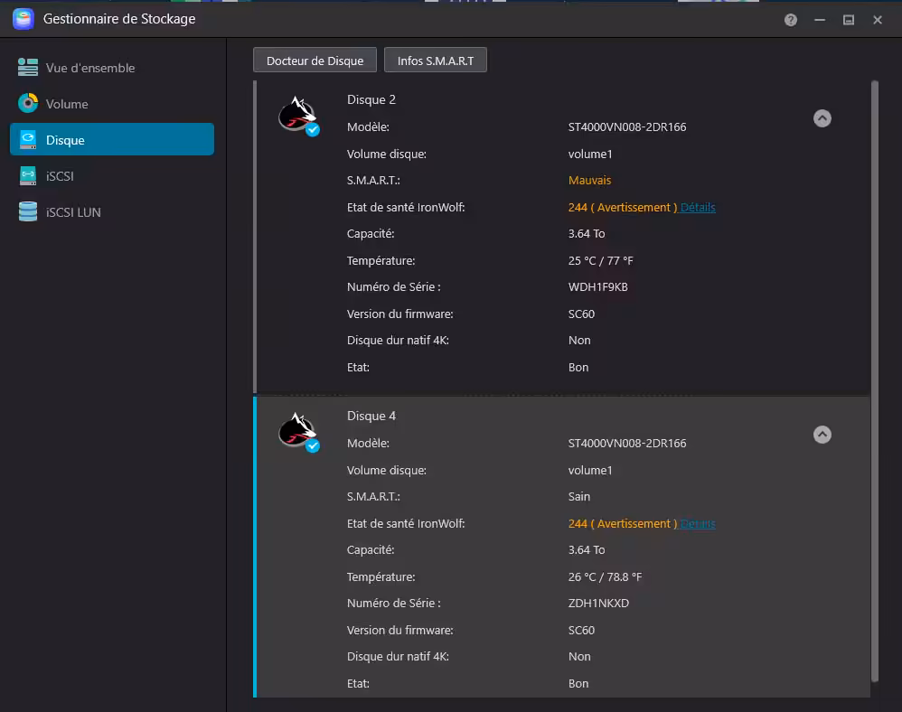 test nas asustor drivestor 4 gen2 gestion stockage 2