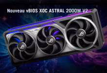 RTX 5090 ROG avec mention vBIOS XOC ASTRAL 2000W v2