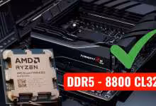 9950x3d2 ddr5 8800 cl32 rog x870e apex