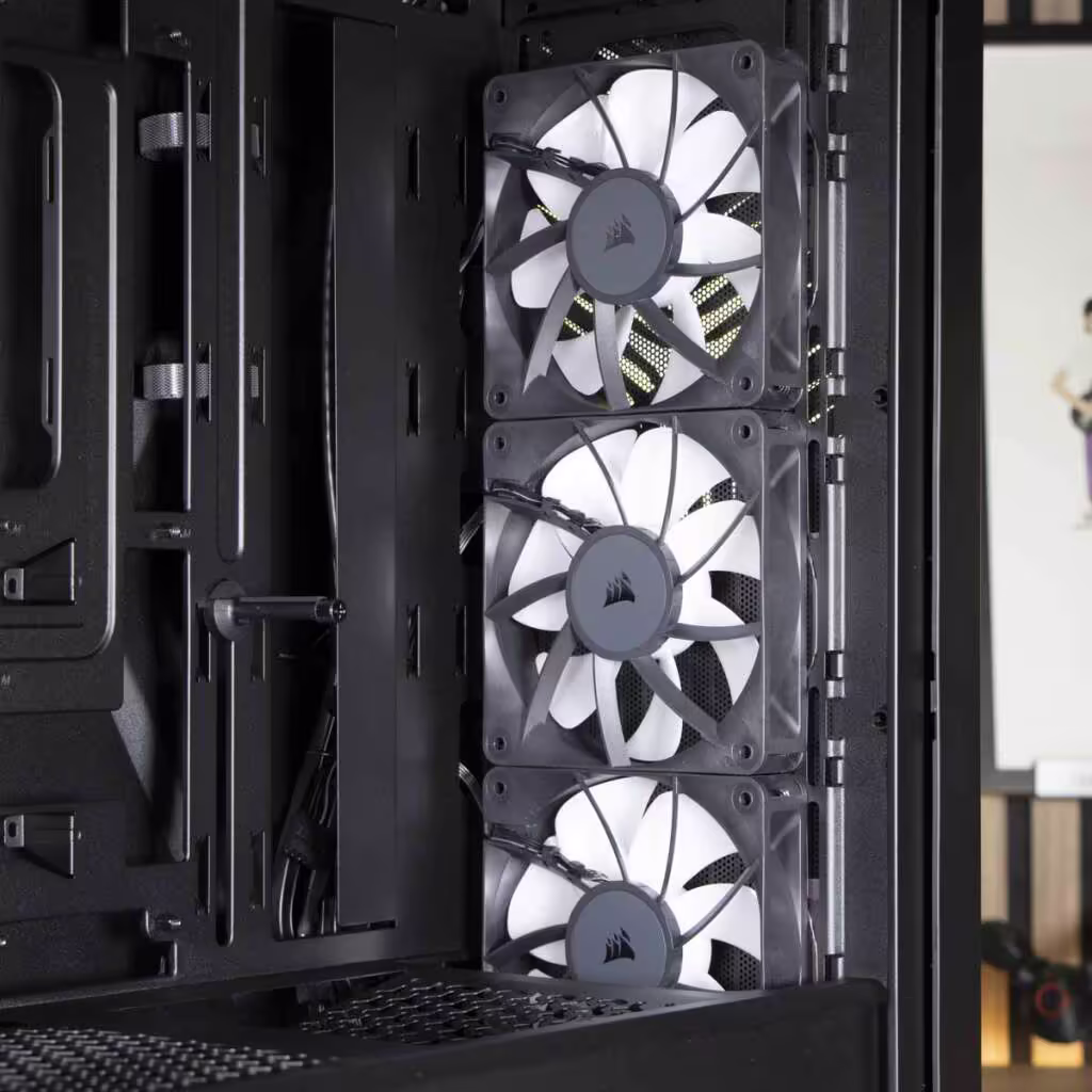 CORSAIR 3200D ventilateurs façade arrière