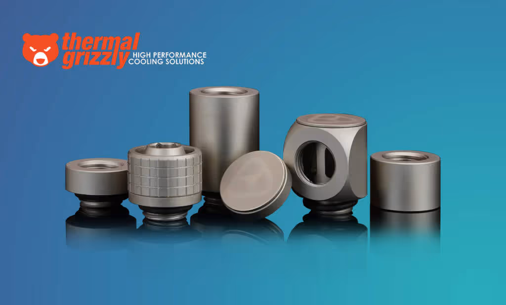 Thermal Grizzly étend sa gamme DeltaMate avec des raccords rotatifs 45° 3 DeltaMate embouts