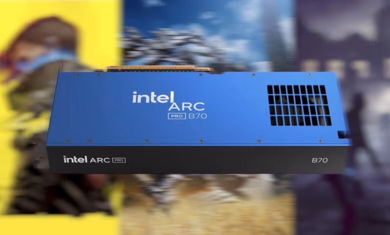 Arc Pro B70 : premiers tests en jeux, +45 % face au B60 et marge de puissance 1 arc pro b70 gaming test