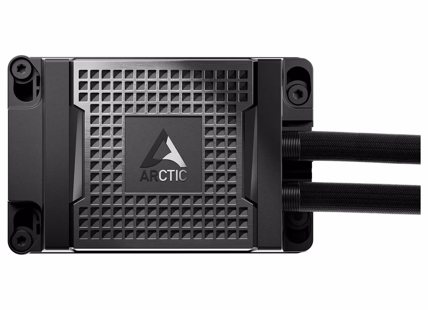 Radiateur ARCTIC Liquid Freezer WS360, vue de dessus, design propre, fond blanc