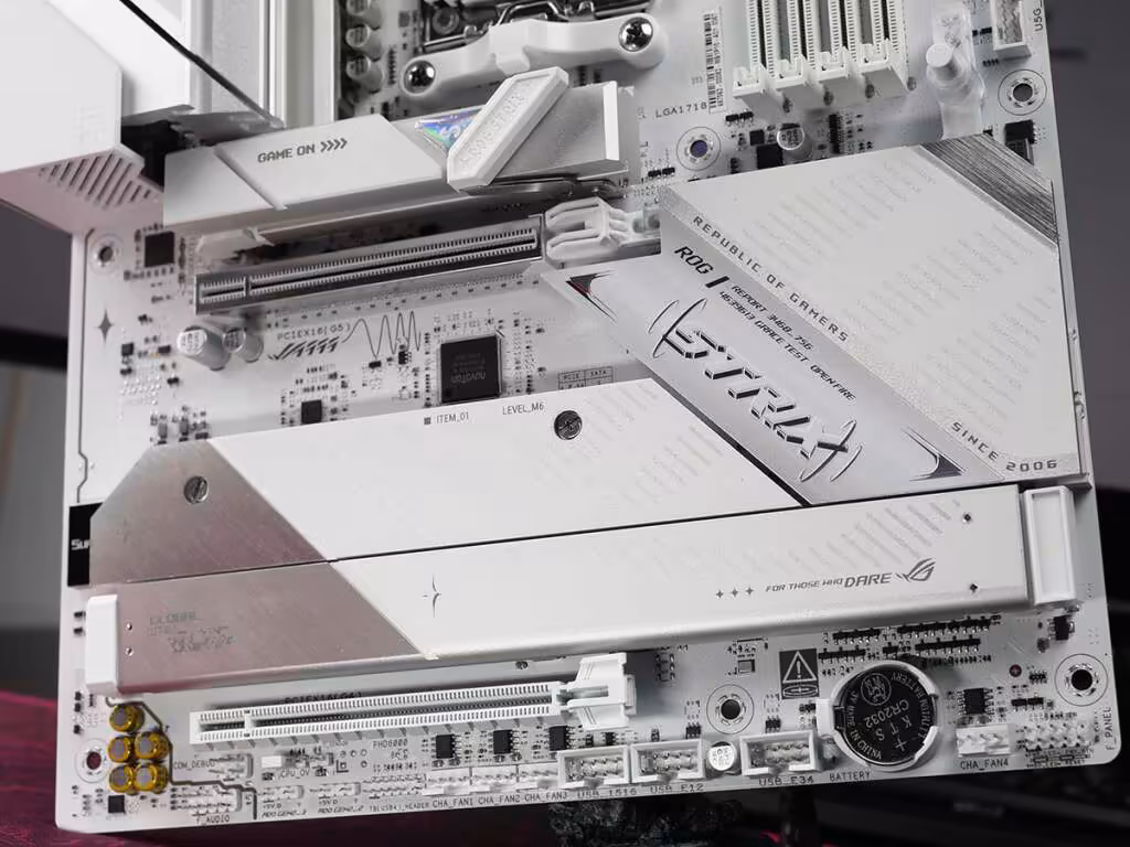 asus rog strix b850 a gaming wifi7 neo slots pcie