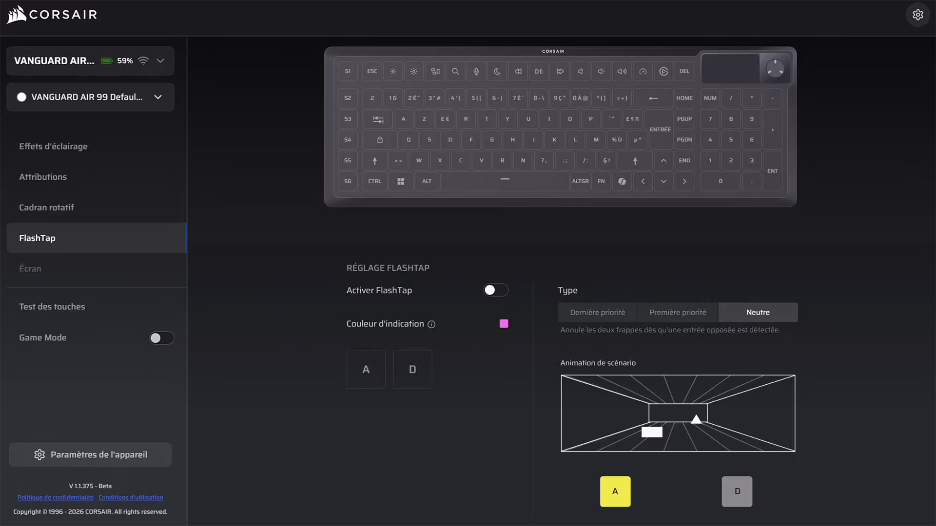 corsair vanguard air 99 wireless web hub 04