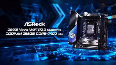 Carte mère ASRock Z890I Nova WiFi R2.0 avec support DDR5-7400 et 256 Go CQR.