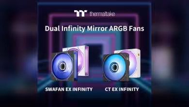 Thermaltake SWAFAN EX INFINITY et CT EX INFINITY ARGB : 28 mm, 2000 RPM et câblage magnétique