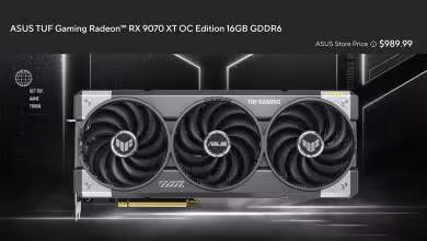 ASUS relève ses tarifs Radeon RX 9070 XT