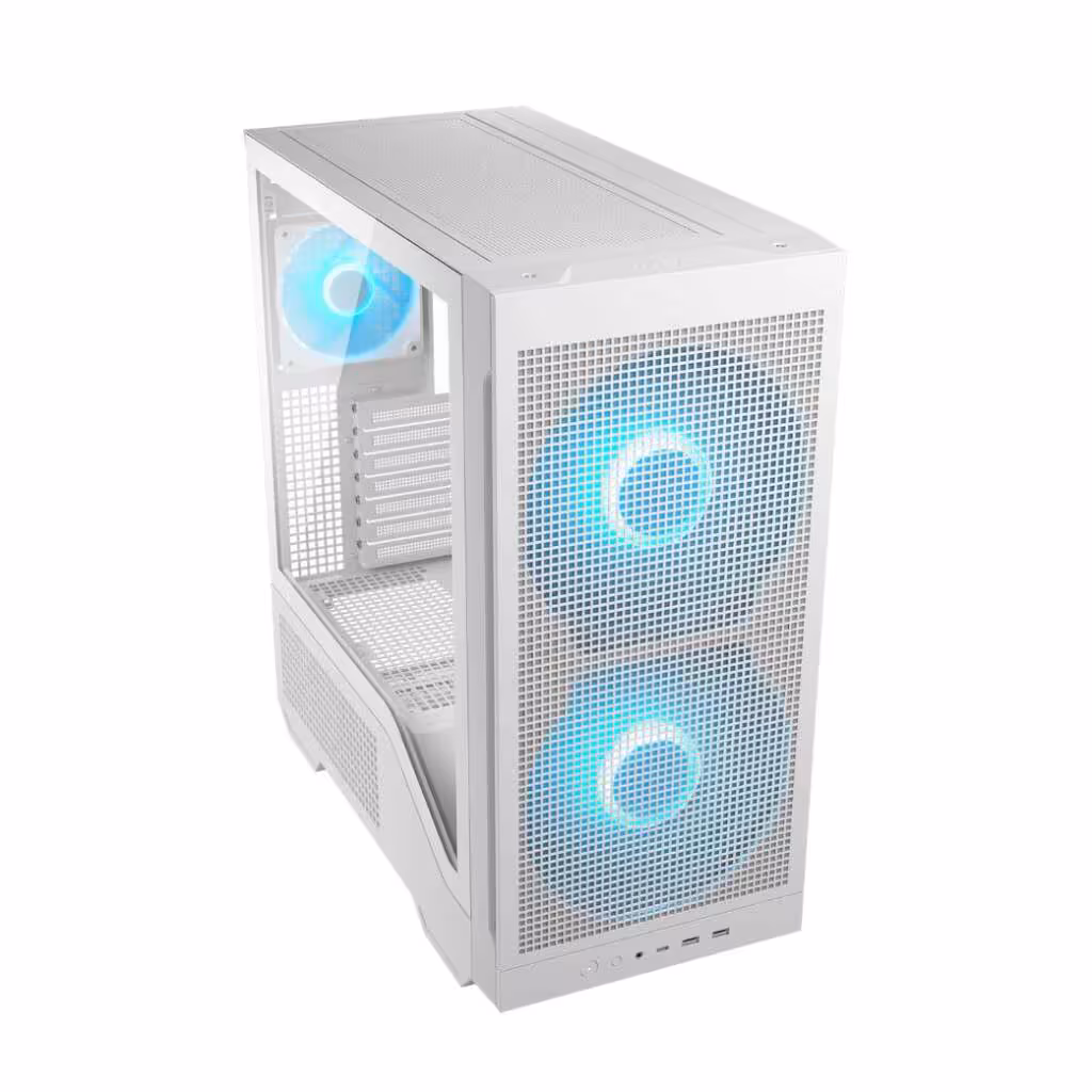 COUGAR MX600 Max RGB : un boîtier orienté airflow avec ventilateurs 200 mm 2 COUGAR MX600 Max RGB blanc