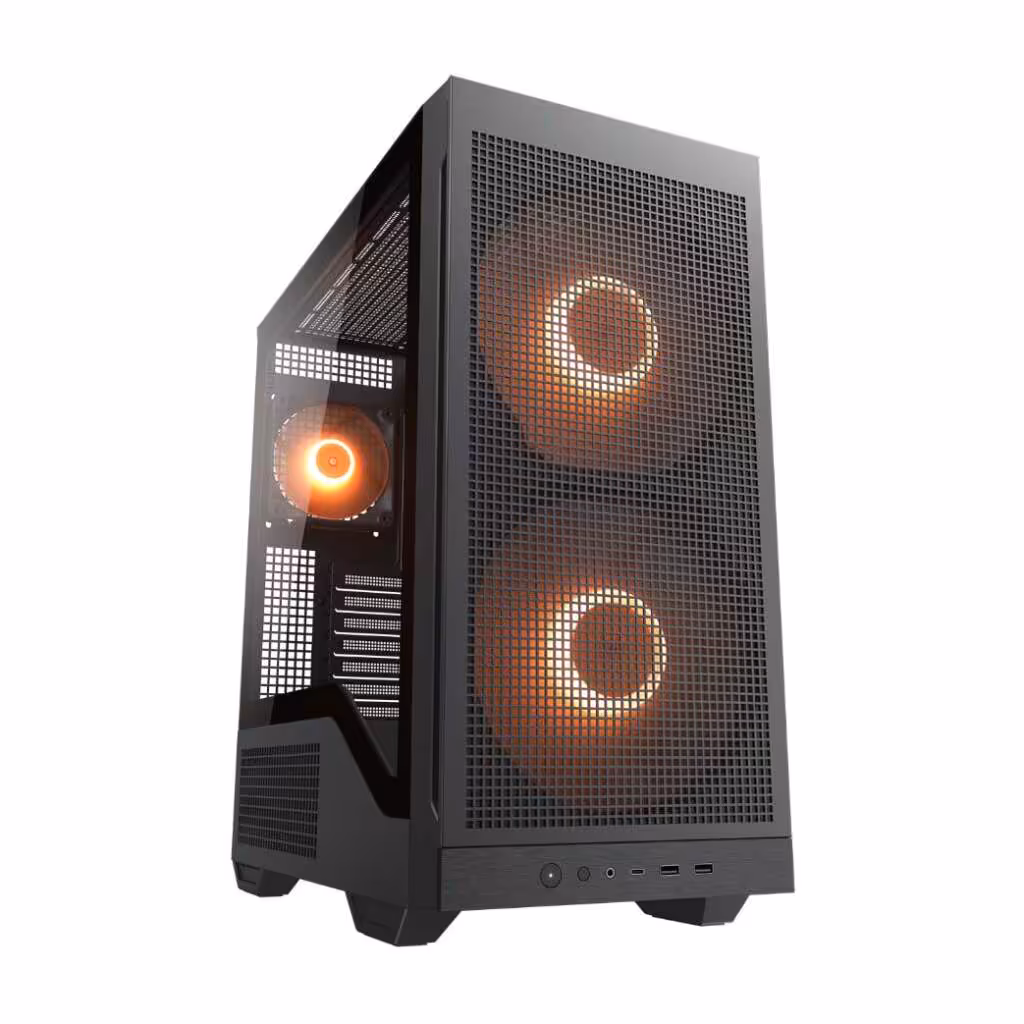 COUGAR MX600 Max RGB : un boîtier orienté airflow avec ventilateurs 200 mm 3 COUGAR MX600 Max RGB noir
