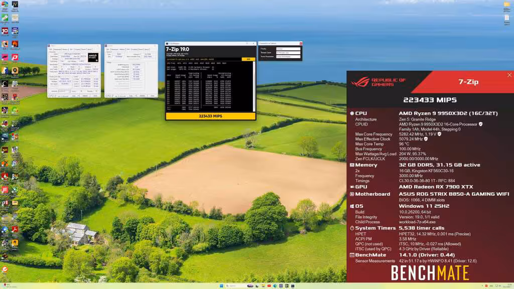 Ryzen 9 9950X3D2 Trois Records Mondiaux Sur ROG Crosshair X870E APEX capture (1)