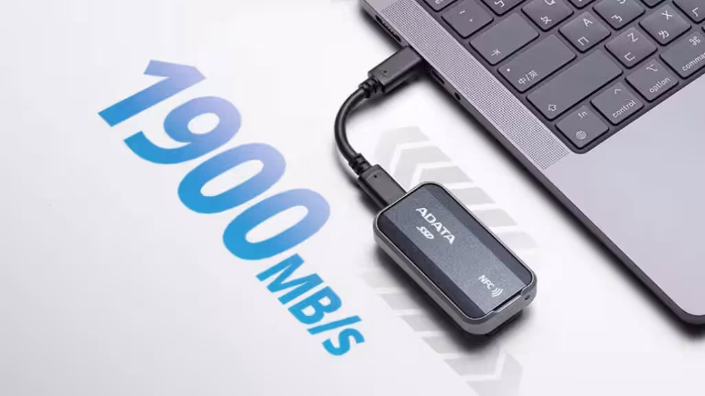 SSD externe ADATA URBAN TAPSAFE vitesse