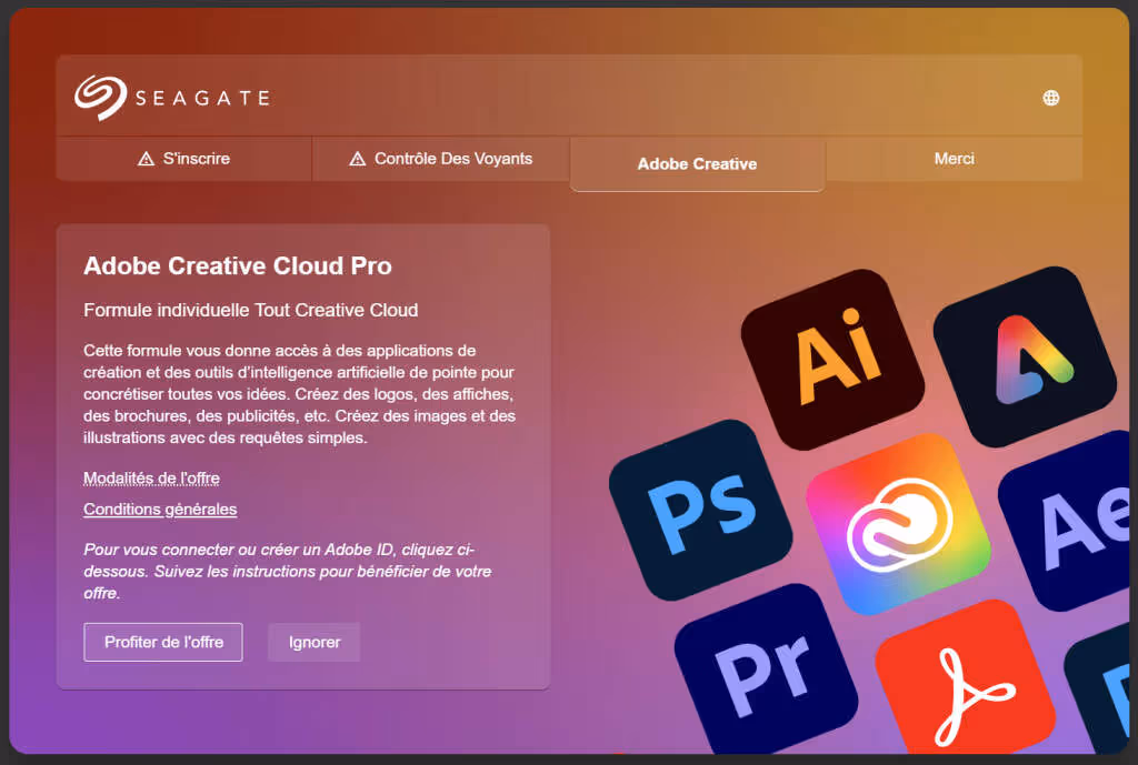 Seagate FireCuda X Vault logiciel 03