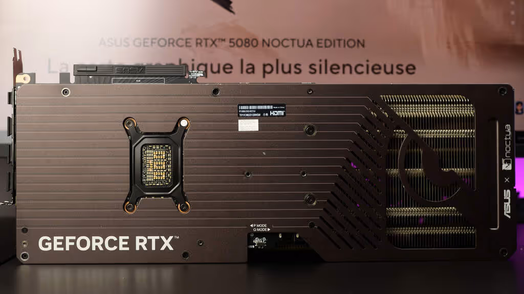 asus geforce rtx 5080 noctua backplate