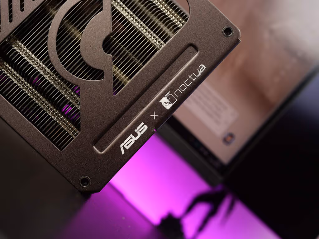 asus geforce rtx 5080 noctua backplate logos