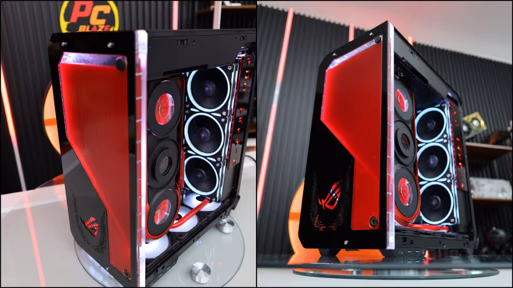 build ASUS ROG Matrix RTX 5090 30th Anniversary sous watercooling custom 01
