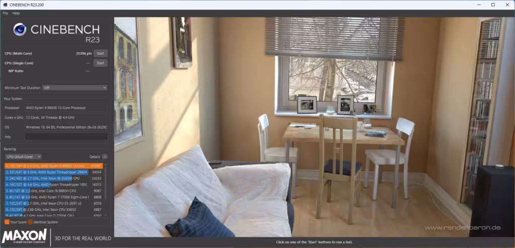 cinebench r23 oc pbo 90