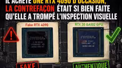fausse rtx 4090 arnaque