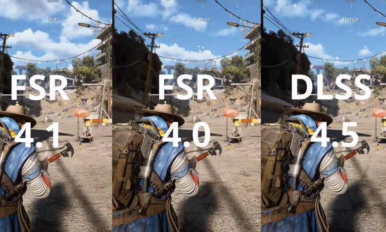 DLSS 4.5 domine FSR 4.1 dans un test à l’aveugle sur 7 jeux récents 1 fsr 4 1 vs dlss 4 5