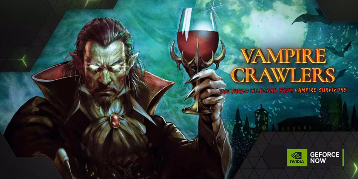 Illustration Vampire Crawlers pour GeForce NOW