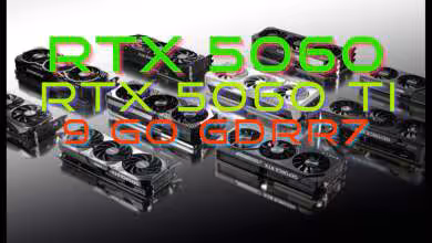 geforce rtx 5060 ti 9go gddr7 96bit